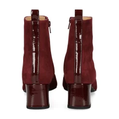 UNISA Botines con tacón de Mujer LAZLO_F25_KS_PA BURDEOS