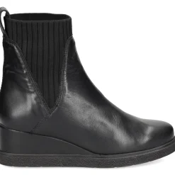 UNISA Botines con tacón de Mujer JUALO_F23_MAR NEGRO