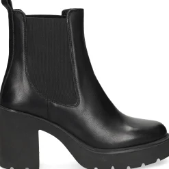 UNISA Botines con tacón de Mujer KLINO_STT NEGRO