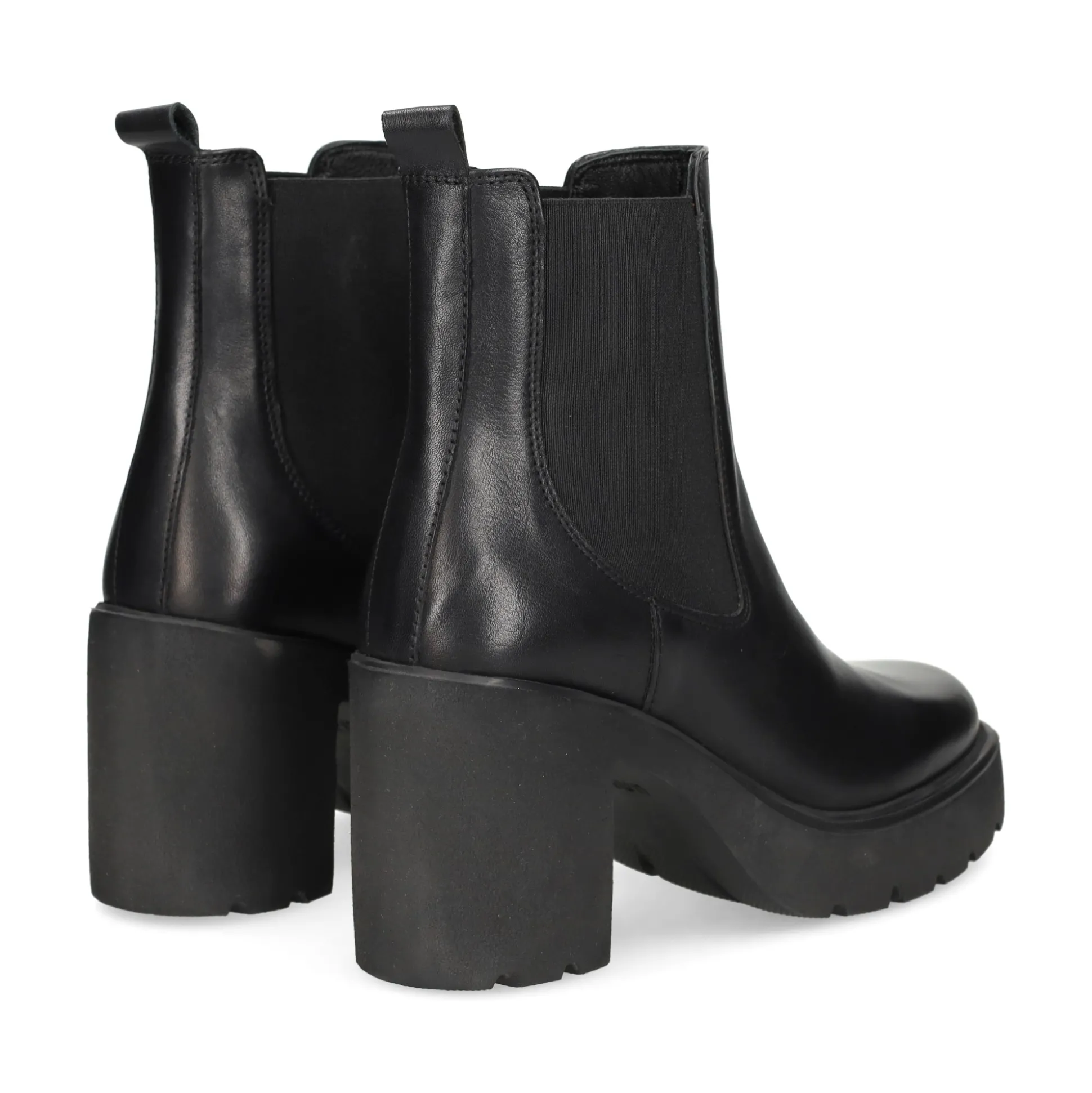 UNISA Botines con tacón de Mujer KLINO_STT NEGRO