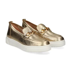 UNISA Mocasines de Mujer FINDAY_MEC PLATINO