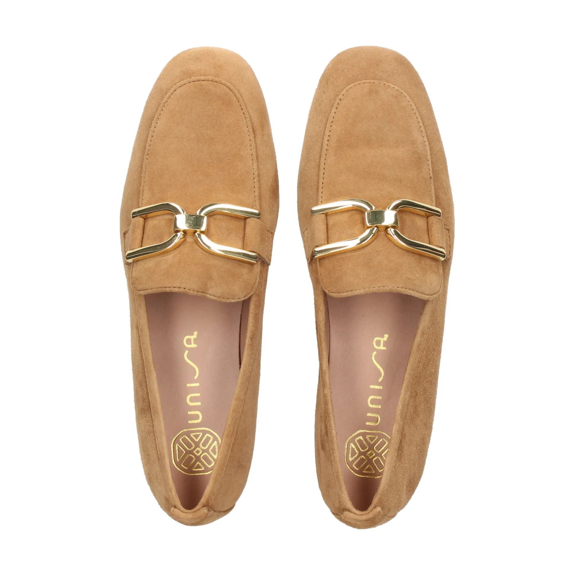 UNISA Mocasines de Mujer BAXTER_KS DARK CAMEL