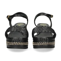 UNISA Sandalias con plataforma de Mujer KEBEC_25_GRA NEGRO