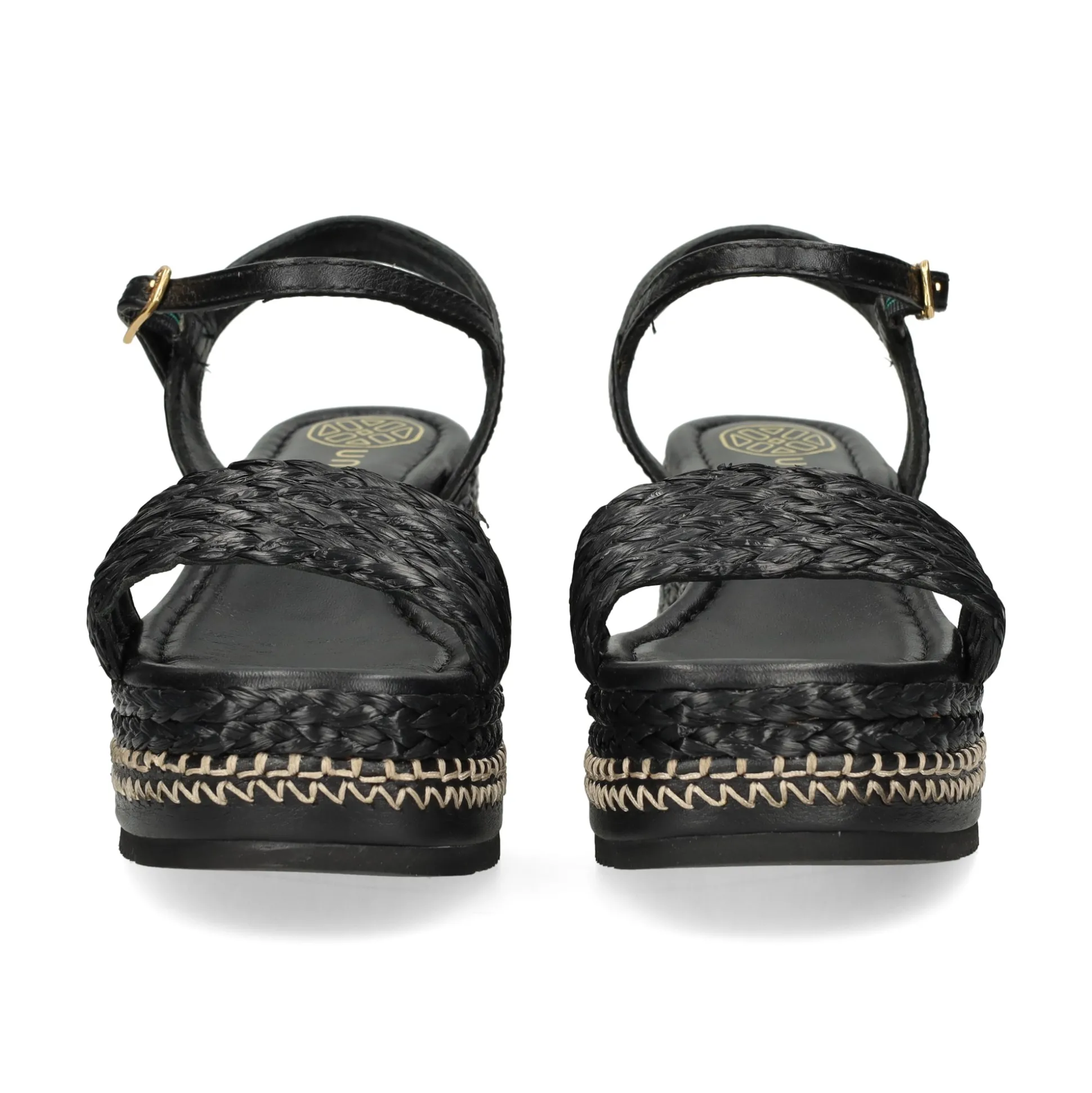 UNISA Sandalias con plataforma de Mujer KEBEC_25_GRA NEGRO