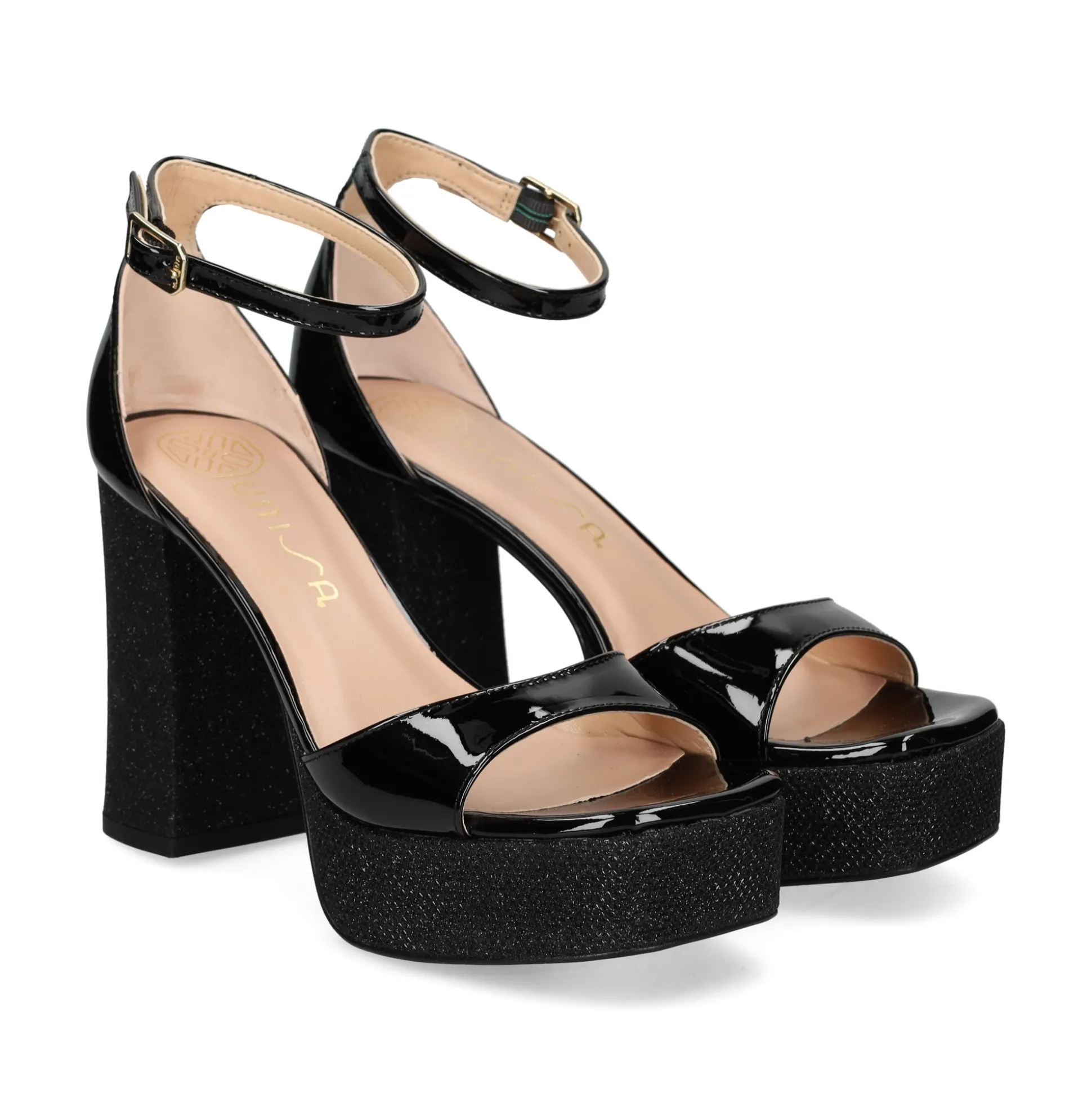 UNISA Sandalias con plataforma de Mujer UPTON_PA_EV NEGRO