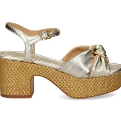 UNISA Sandalias con plataforma de Mujer KALEA_LMT PLATINO