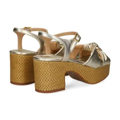 UNISA Sandalias con plataforma de Mujer KALEA_LMT PLATINO