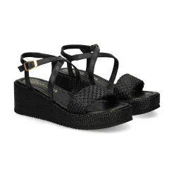UNISA Sandalias con plataforma de Mujer KALION_GRA NEGRO