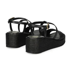UNISA Sandalias con plataforma de Mujer KALION_GRA NEGRO