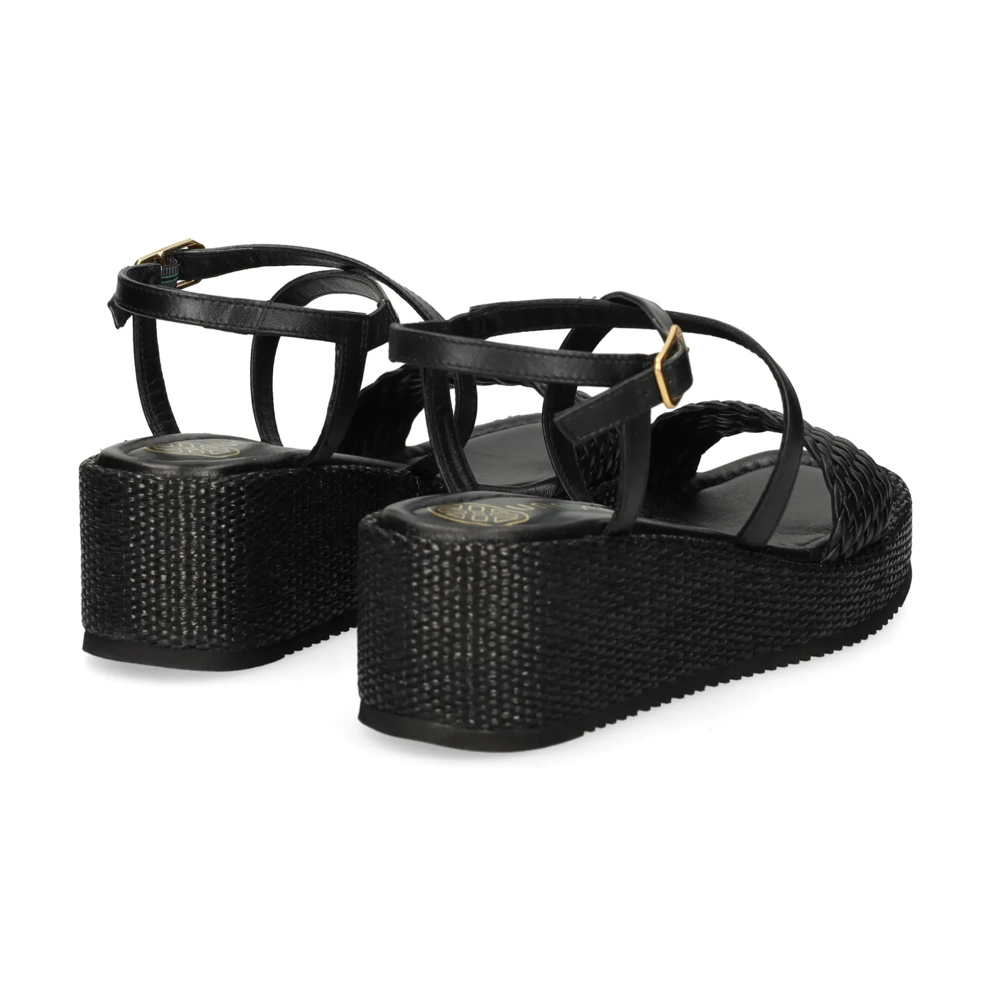 UNISA Sandalias con plataforma de Mujer KALION_GRA NEGRO