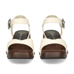 UNISA Sandalias con plataforma de Mujer INCA_GRA MARFIL