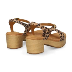 UNISA Sandalias con plataforma de Mujer IRITA_25_LKD CINNAMON