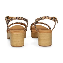 UNISA Sandalias con plataforma de Mujer IRITA_25_LKD CINNAMON