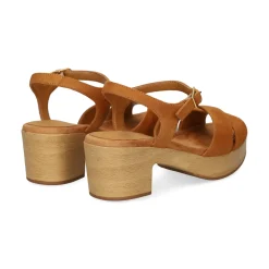 UNISA Sandalias con plataforma de Mujer IRAM_25_KS CINNAMON