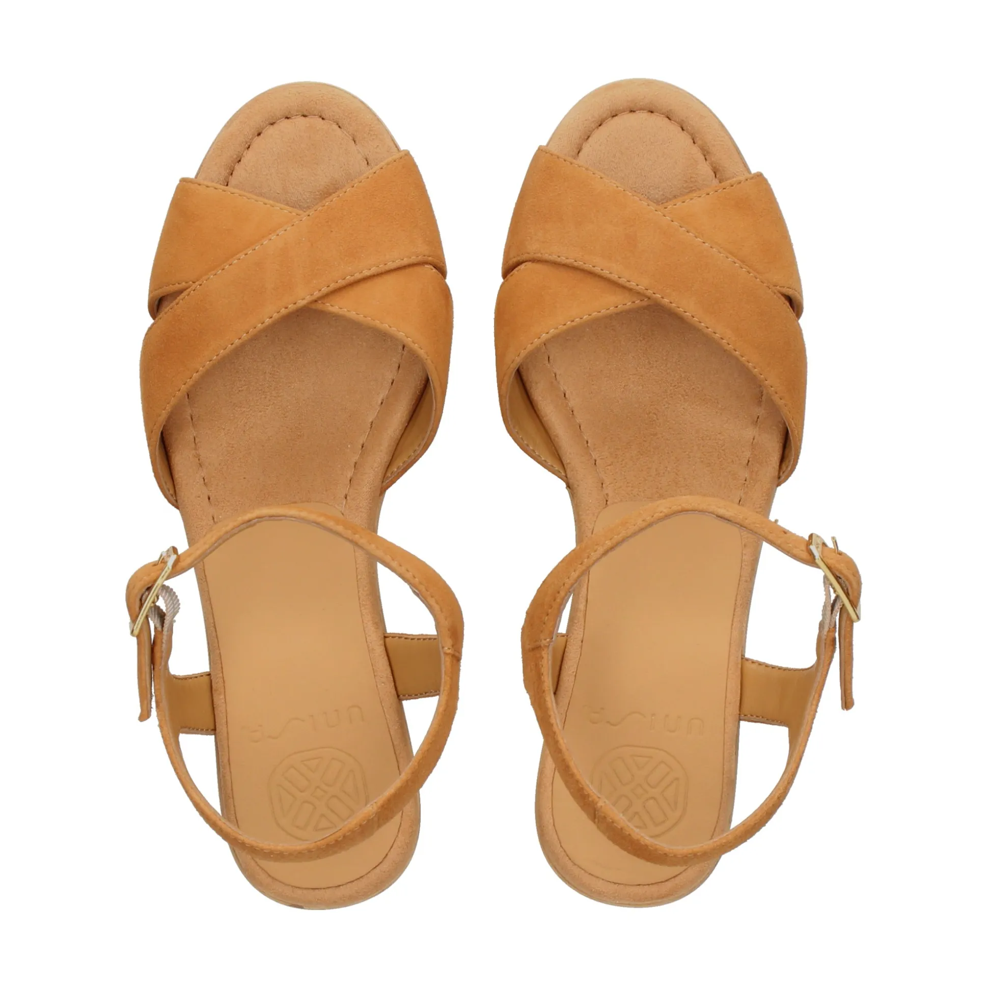 UNISA Sandalias con plataforma de Mujer IRAM_25_KS CINNAMON