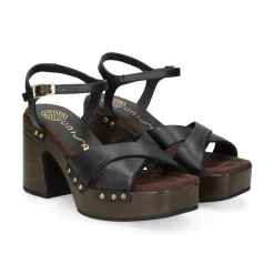UNISA Sandalias con plataforma de Mujer OSUNA_GRA NEGRO