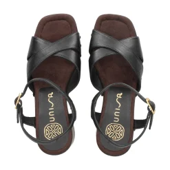 UNISA Sandalias con plataforma de Mujer OSUNA_GRA NEGRO