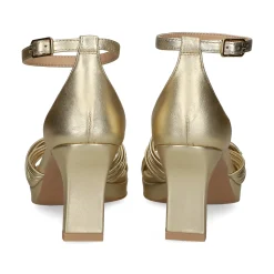 UNISA Sandalias con plataforma de Mujer SELENA_LMT PLATINO