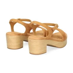 UNISA Sandalias con plataforma de Mujer IRITA_25_KS CINNAMON