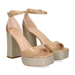 UNISA Sandalias con plataforma de Mujer UPTON_PA_EV AREN/PLATI