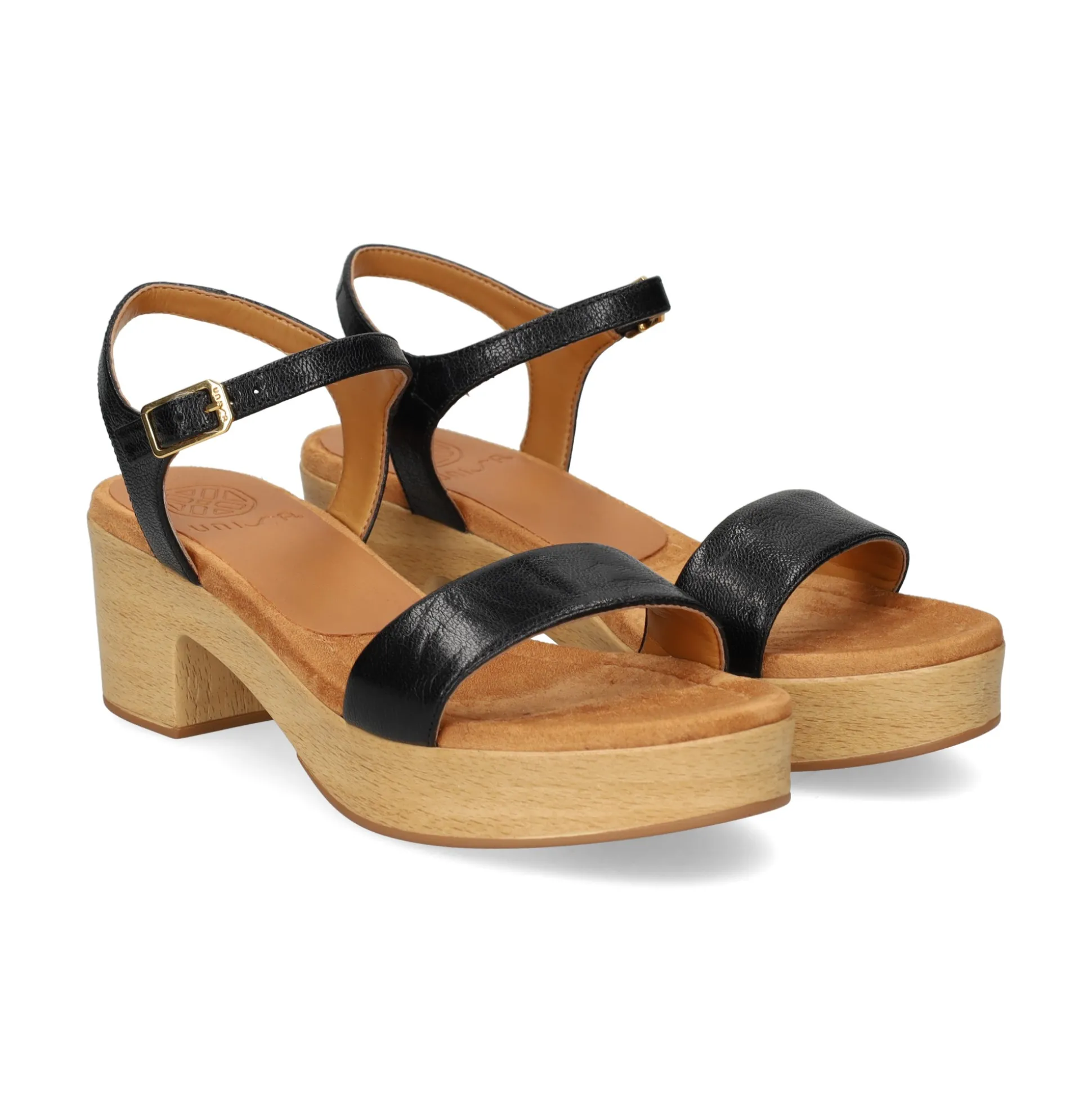 UNISA Sandalias con plataforma de Mujer IRITA_24_RK NEGRO