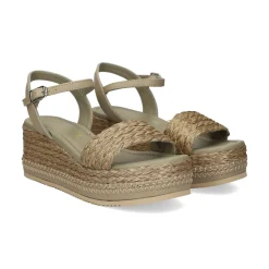 UNISA Sandalias con plataforma de Mujer KEBEC_25_GRA Matcha