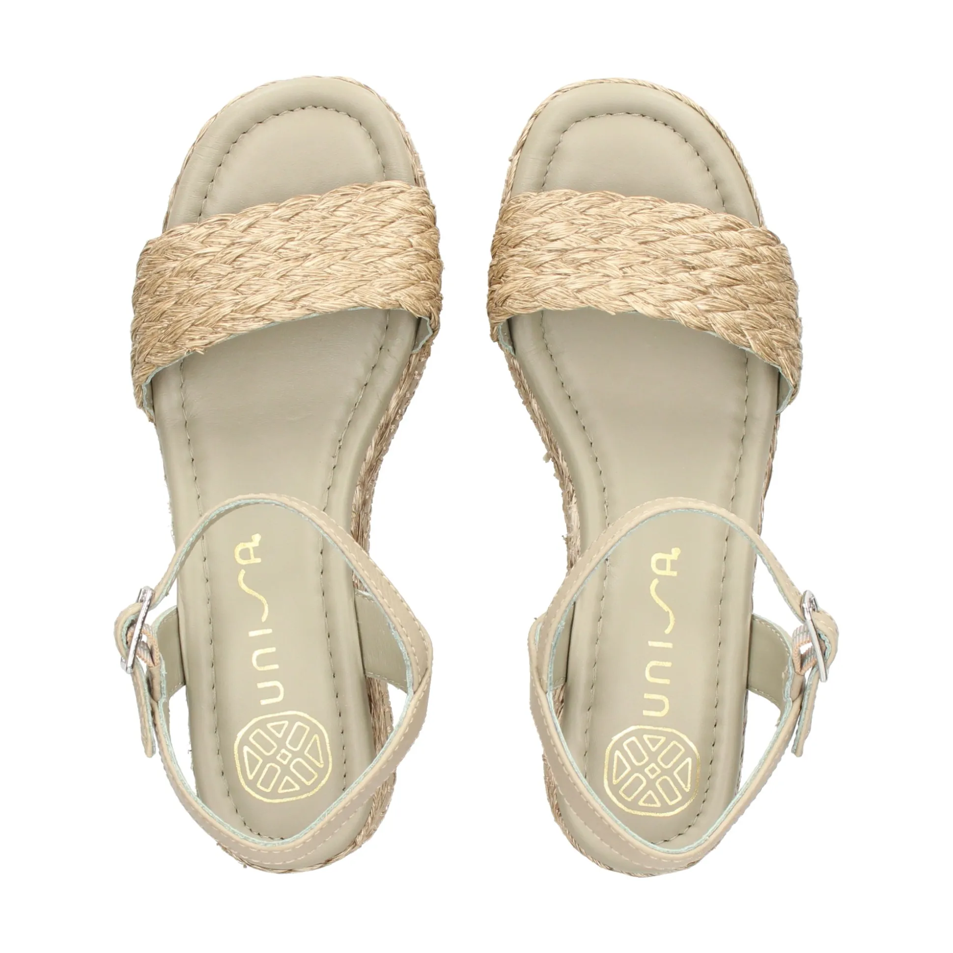 UNISA Sandalias con plataforma de Mujer KEBEC_25_GRA Matcha