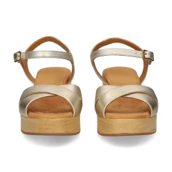UNISA Sandalias con plataforma de Mujer IRAM_25_LMT PLATINO