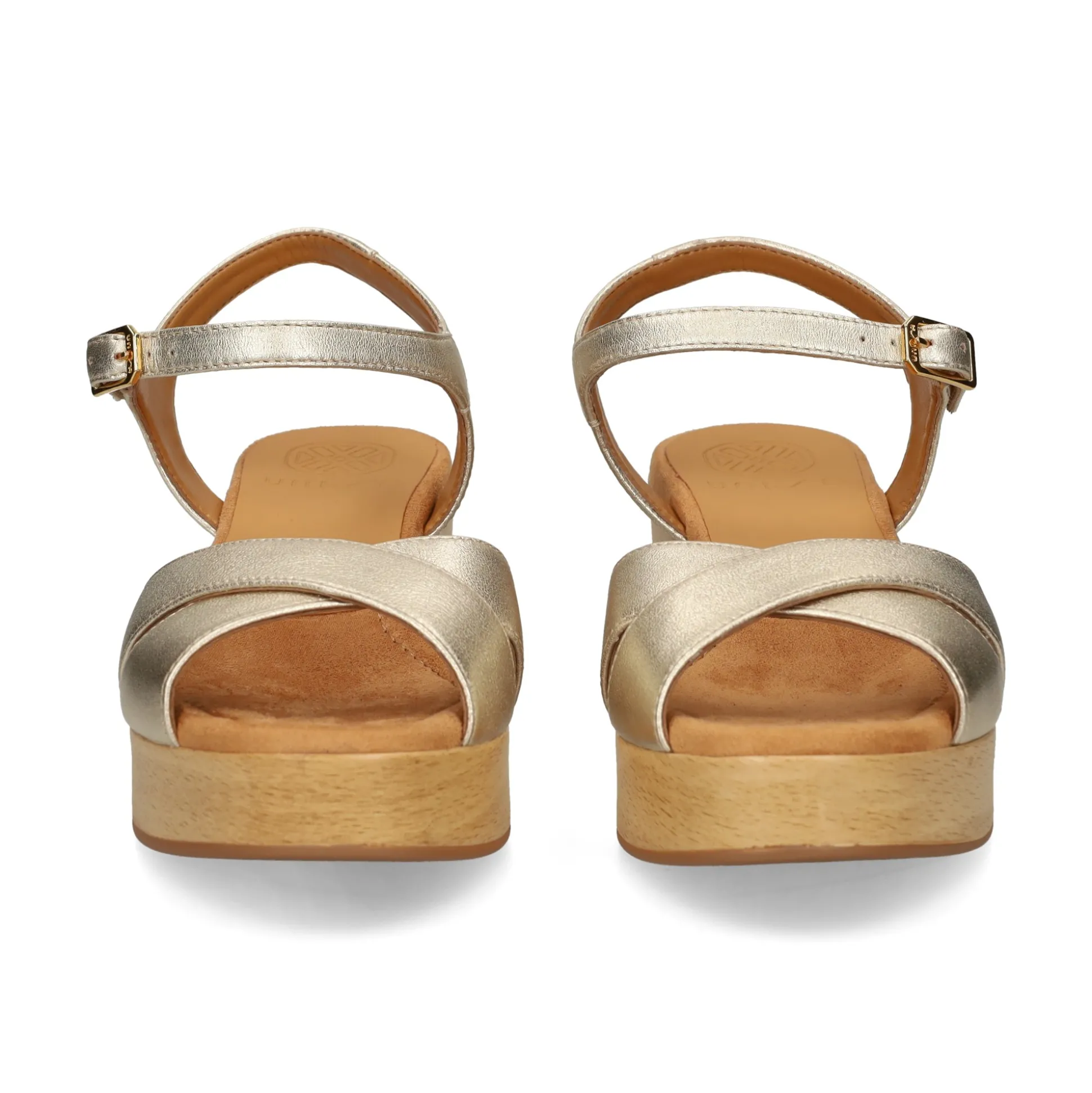 UNISA Sandalias con plataforma de Mujer IRAM_25_LMT PLATINO