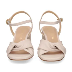 UNISA Sandalias con tacón de Mujer MEDWAY_NTO MARFIL