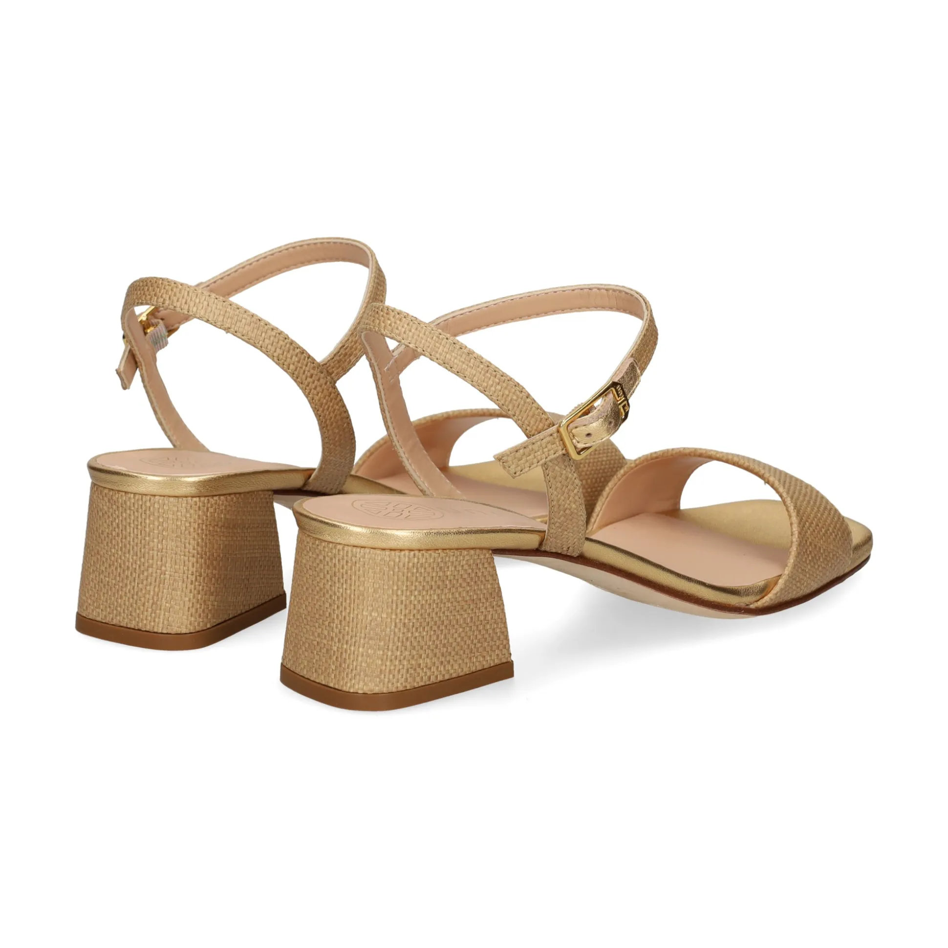 UNISA Sandalias con tacón de Mujer KIRK_24_RN NATURAL