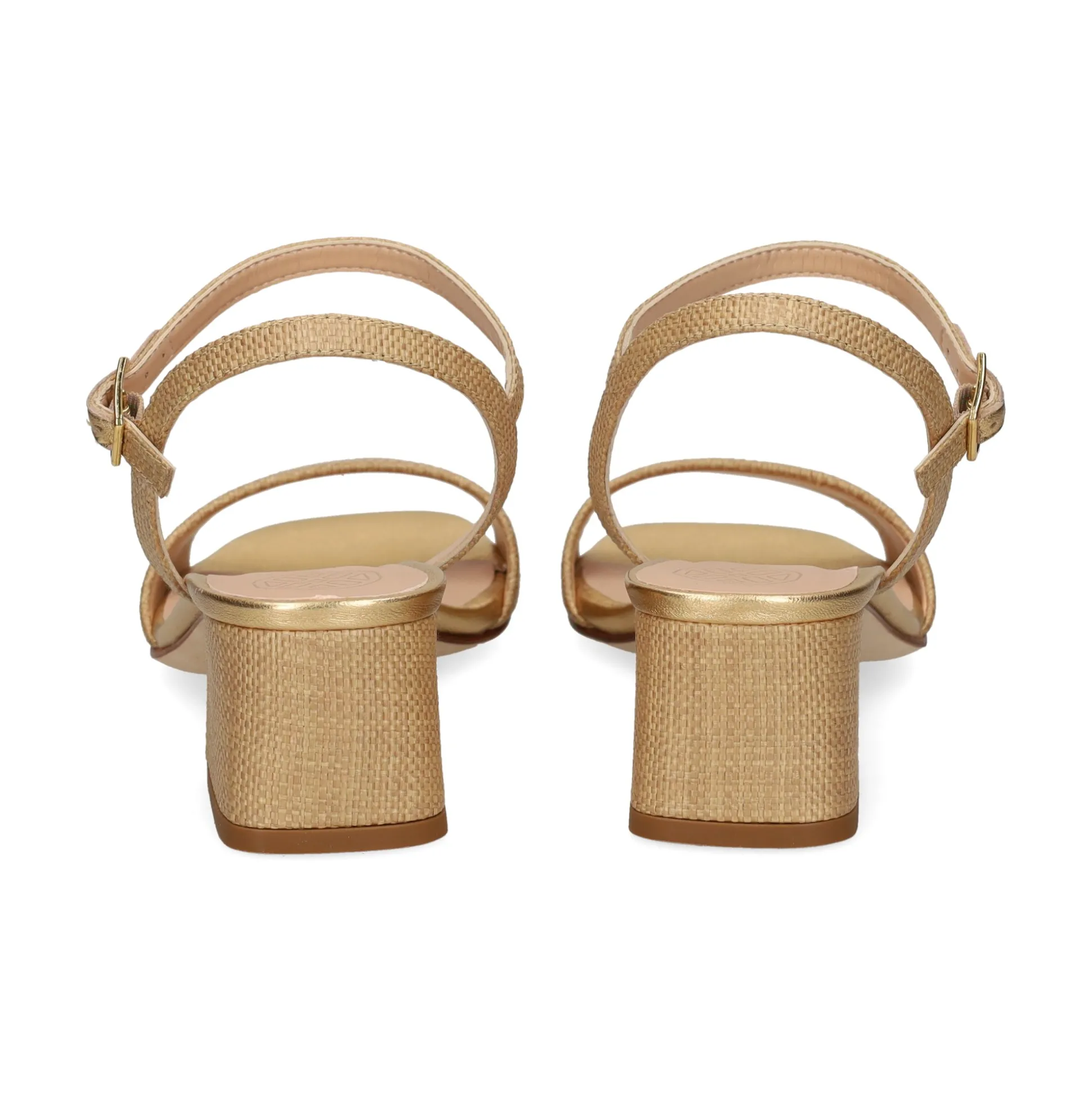 UNISA Sandalias con tacón de Mujer KIRK_24_RN NATURAL