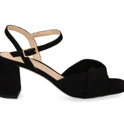 UNISA Sandalias con tacón de Mujer MEDWAY_KS NEGRO