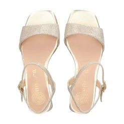 UNISA Sandalias con tacón de Mujer KIRK_24_EV PLATINO