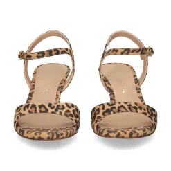 UNISA Sandalias con tacón de Mujer NAHIA_LKD CINNAMON