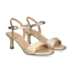 UNISA Sandalias con tacón de Mujer NAHIA_LMT PLATINO