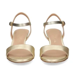 UNISA Sandalias con tacón de Mujer NAHIA_LMT PLATINO