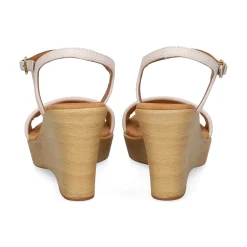 UNISA Sandalias cuña de Mujer RITA_24_RK MARFIL