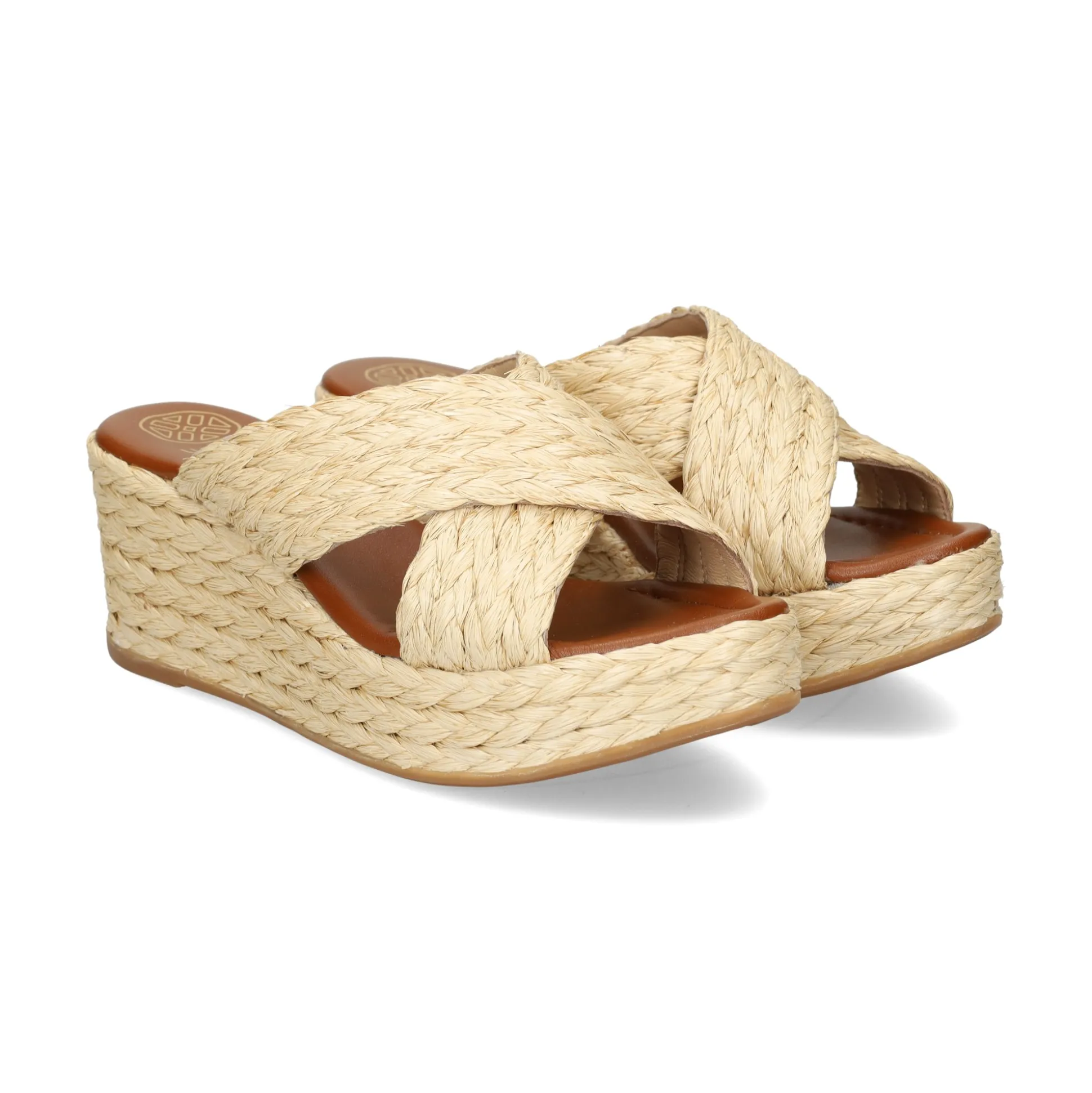 UNISA Sandalias cuña de Mujer KEMP_RF NATURAL