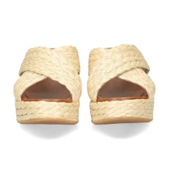 UNISA Sandalias cuña de Mujer KEMP_RF NATURAL