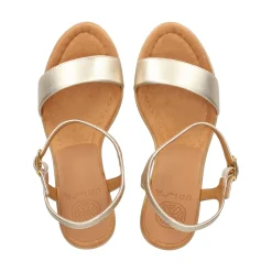 UNISA Sandalias cuña de Mujer RITA_24_LMT PLATINO