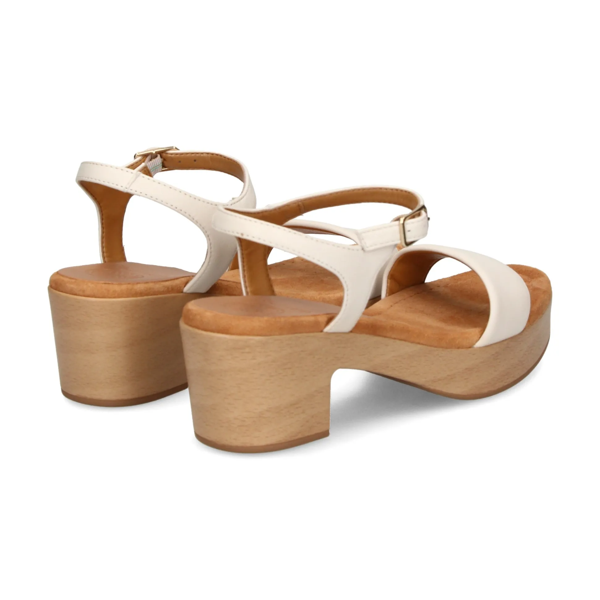 UNISA Sandalias cuña de Mujer IRITA_25_NTO MARFIL