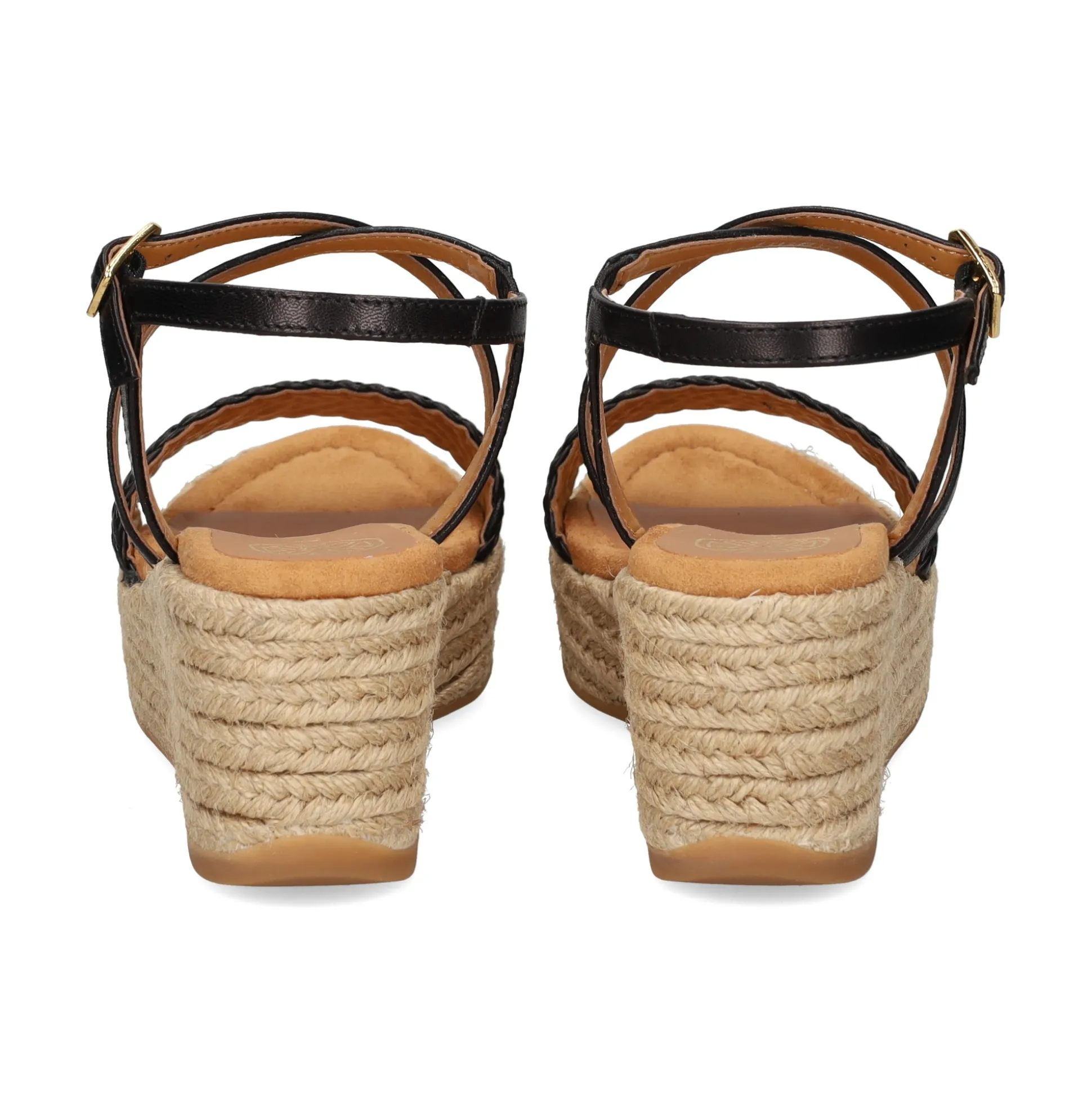 UNISA Sandalias cuña de Mujer KUSI_NS NEGRO