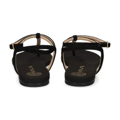 UNISA Sandalias planas de Mujer CHARLE_24_KS NEGRO