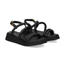 UNISA Sandalias planas de Mujer CEDRA_GRA NEGRO