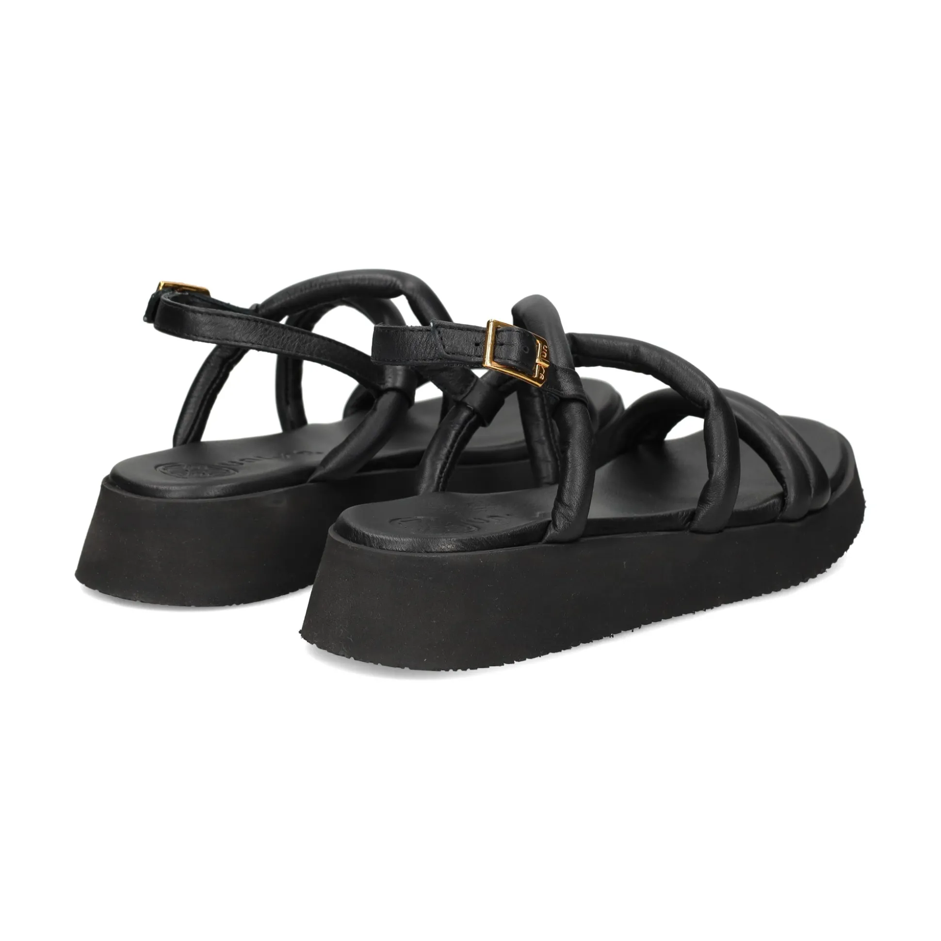 UNISA Sandalias planas de Mujer CEDRA_GRA NEGRO