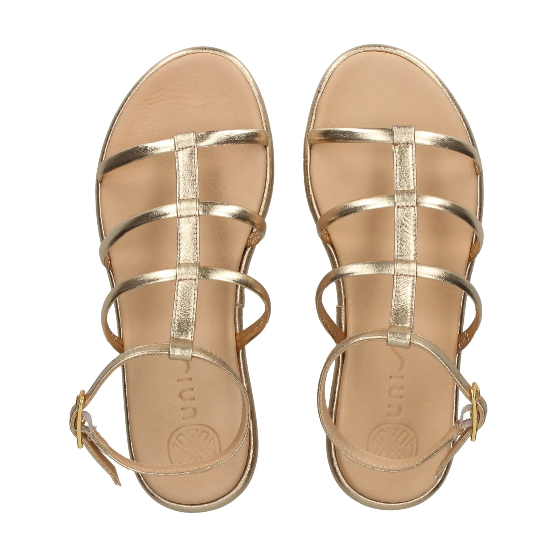 UNISA Sandalias planas de Mujer CLISA_LMT PLATINO