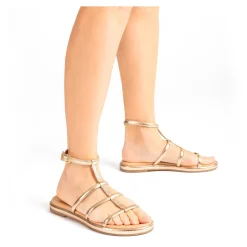 UNISA Sandalias planas de Mujer CLISA_LMT PLATINO