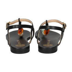 UNISA Sandalias planas de Mujer CUBANO_24_NS NEGRO