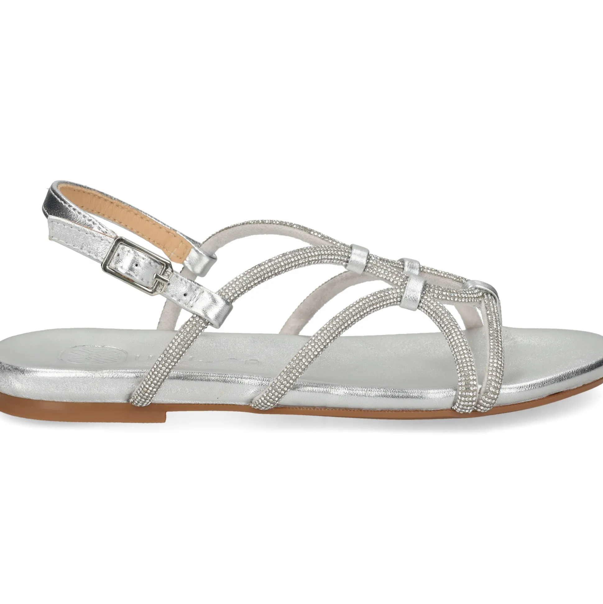 UNISA Sandalias planas de Mujer COOPER_LMT SILVER